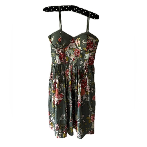 NWT Floral Babydoll Mini Sundress - Picture 1 of 5